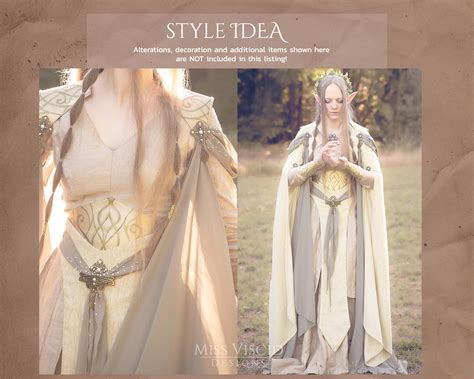 Y-Belt for fantasy gowns (sizes S-3X) - pdf pattern with tutorial