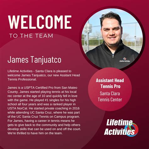 Please welcome James Tanjuatco our newest Assistant Head Pro at ...