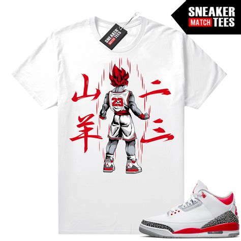 Match Jordans Fire red 3s | Fire Red Sneaker tees