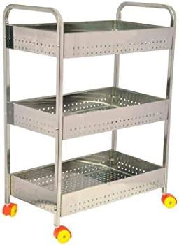 Swadhin Stainless Steel Perforated Folding 4-Tier Fruits & Vegetable ...