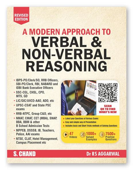 S Chand A Modern Approach to Verbal and Non Verbal Reasoning by Dr R S ...