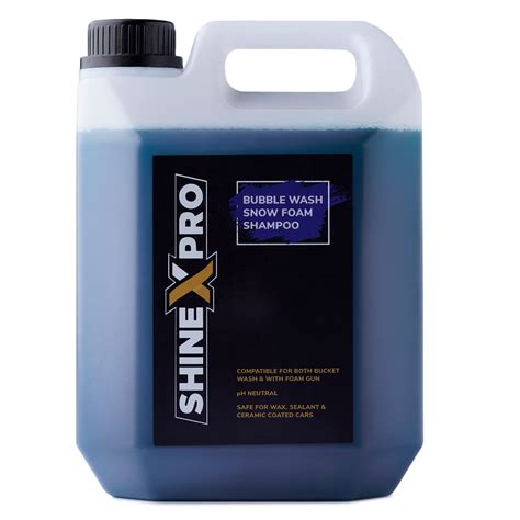 ShineXPro 2.7 Ltr Foam Car Wash Shampoo Concentrate - pH Neutral, Thick ...