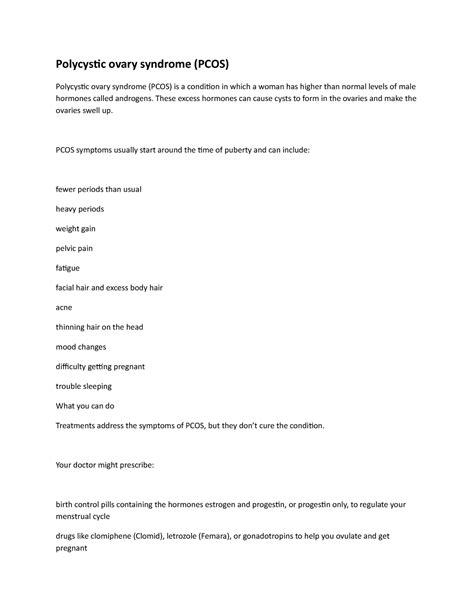 Polycystic ovar-WPS Office - Polycystic ovary syndrome (PCOS ...