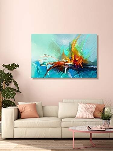 999Store Wooden Stretched Framed original paintings on canvas abstract ...