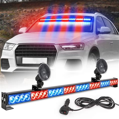 Led Warning Lights 36 Inch Police Emergency Strobe Light Bar 13 Flash ...