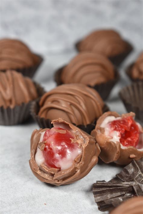 Chocolate Covered Cherries Recipe • baste cut fold