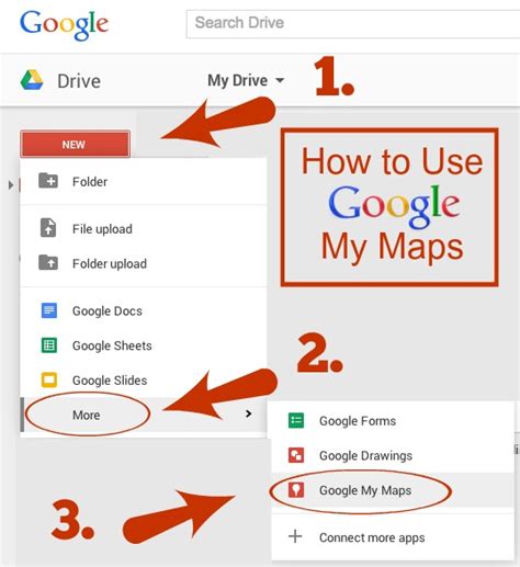 Using Google My Maps 的图像结果
