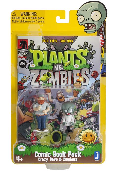 Plants Vs Zombies Comic Book Pack Action Figure 3 | Desertcart INDIA