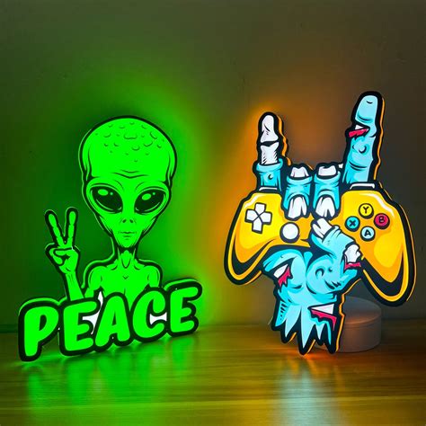 LED Home Decoration Customized Sign 的图像结果