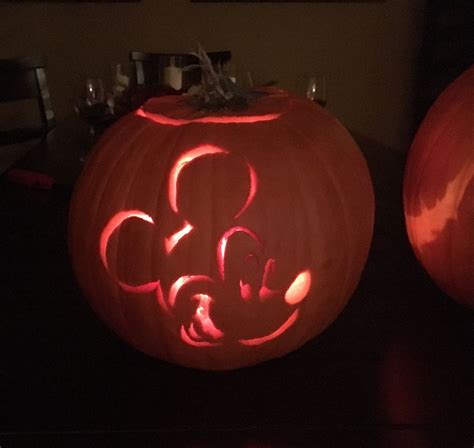 Disney Mickey Mouse pumpkin carving | Pumpkin carving, Mickey pumpkin ...