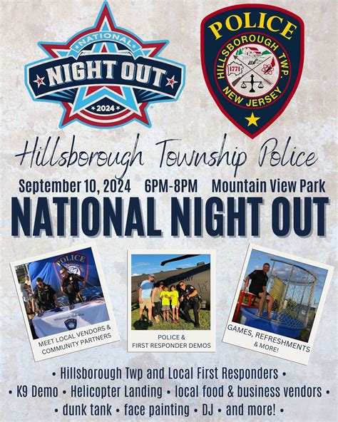 New Date For Hillsborough National Night Out Announced | Hillsborough ...
