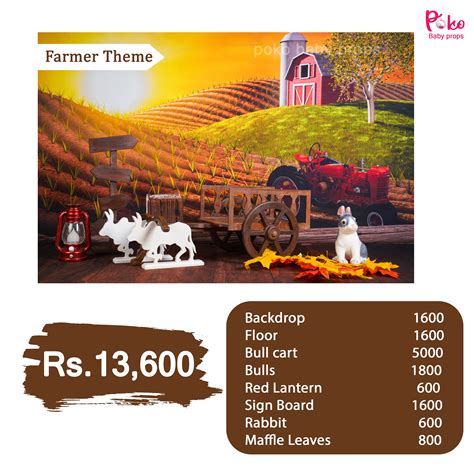 Farmer Theme – Poko baby props