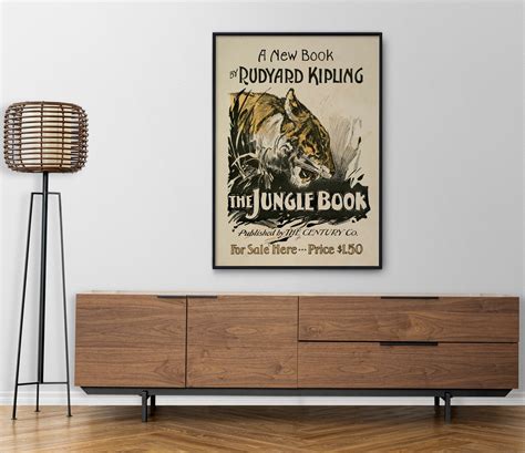 Buy The Jungle Book Poster - Rudyard Kipling Book - Literary Print ...