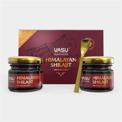 VASU Ayurveda Himalayan Shilajit Resin 400mg – Lab India | Ubuy