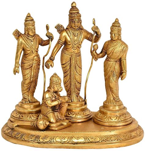 Buy Ram Darbar Brass Antique ram darbar Statue in Brass, Lord Rama ...