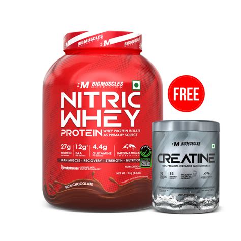 Big Muscles Nitric Whey Protein | Fitfuel Nutrition