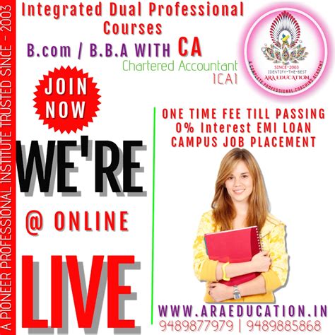 BCOM with Chartered Accountant Coaching BCOM with Company Secretary ...