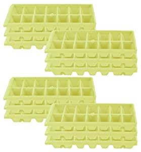 Kuber Industries Plastic Ice Cube Tray Set with 14 Section- Pack of 12 ...