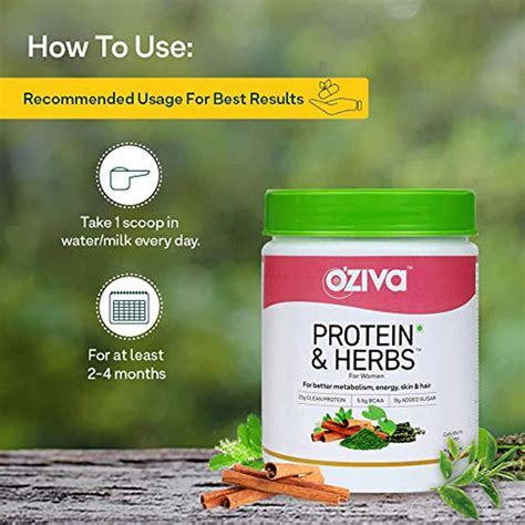 Buy OZIVA PROTEIN & HERBS WOMEN CHOCOLATE (1KG + BLACK SHAKER) | FOR ...