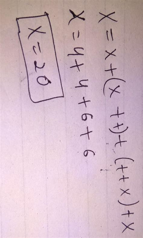 Int x=4. x+=(x++)+(++x) +x - Brainly.in