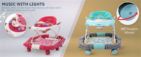 Buy Baybee 2 in 1 Baby Walker with Rocker, Kids Walker with 3 ...