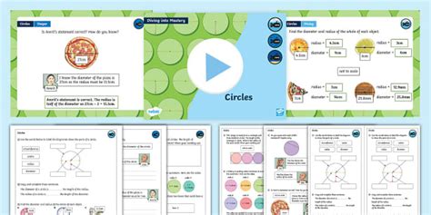 👉 Year 6 DiM: Step 9 Circles Teaching Pack