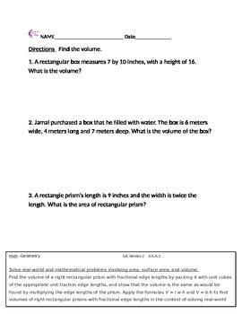 6th Grade Math Geometry Problems 的图像结果