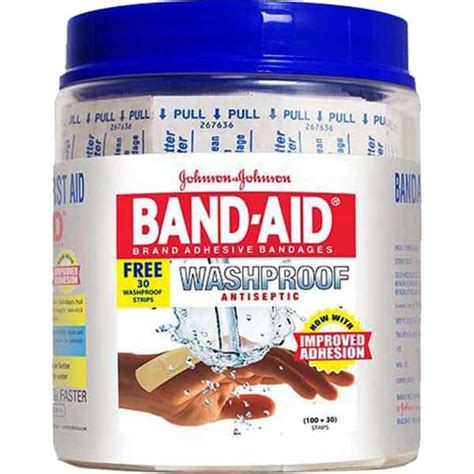 Buy BAND AID WASH PROOF 100 Online & Get Upto 60% OFF at PharmEasy