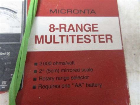 Image result for Micronta 8 Range Multitester