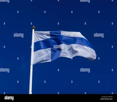 Finland flag flags finnish hi-res stock photography and images - Alamy