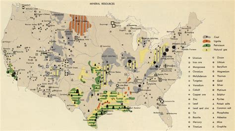Unearthing America: A Natural Resources Map