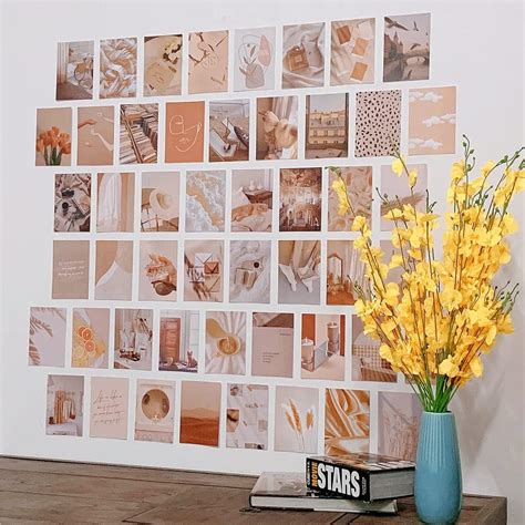 Teakddha 50-Set Boho Aesthetic Photo Collage Kit for India | Ubuy
