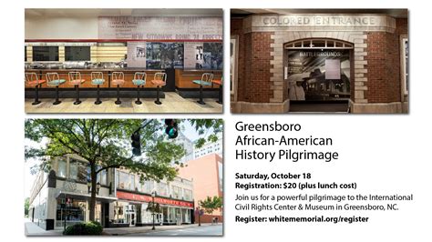 Greensboro African-American History Pilgrimage | White Memorial ...