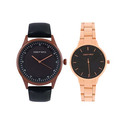 Shop Joker & Witch Klaus & Dave Couple Watch Gift Set Online For Men ...