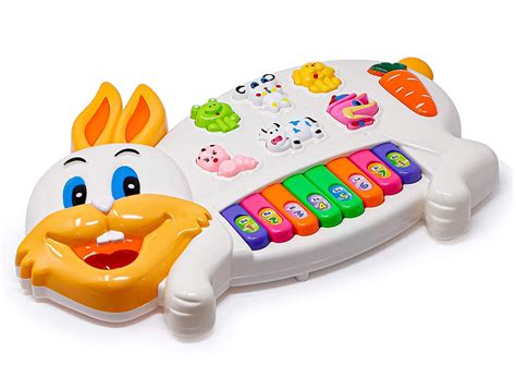 Buy Kids Musical Rabbit Piano Toy with Flashing Light & Sound, Musical ...
