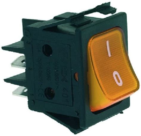 LA Pavoni Yellow Bipolar Switch 16a 250v : Amazon.in: Home & Kitchen