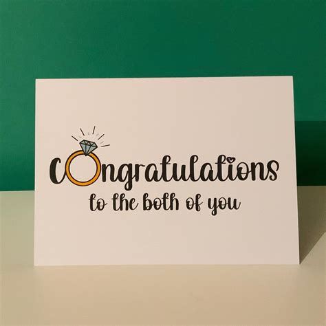 Congratulations to You Both / Engagement Card / Wedding Card - Etsy