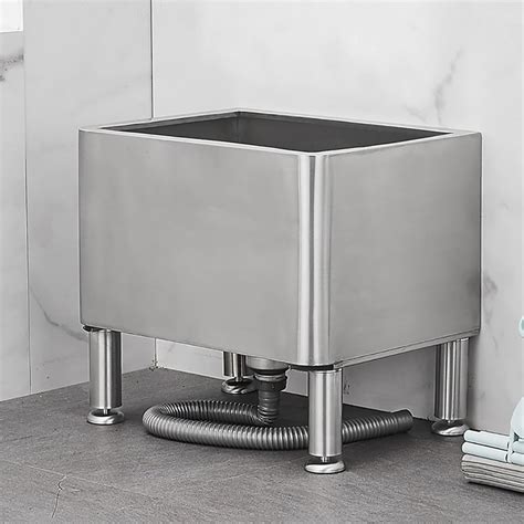 WENNEWU Floor Mop Sink, Restaurant Slop Sink, Freestanding Large ...