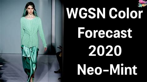 WGSN Color Trend Forecast 2020 - Neo-Mint - Charu Creation