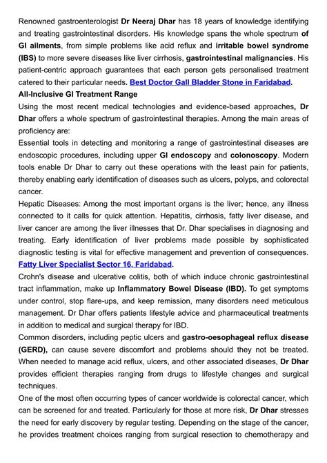 PPT - Comprehensive GI Treatments by Dr. Neeraj Dhar in Faridabad PowerPoint Presentation - ID ...