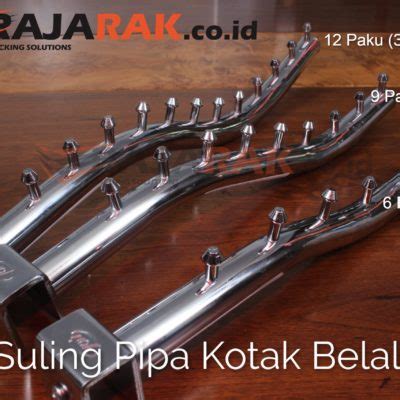 Tiang Bracket 200 cm Chrome – Rel Bracket Besi – Rail Bracket Dinding ...