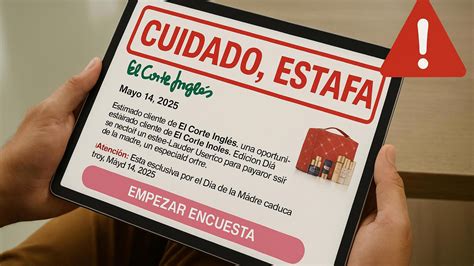 Cuidado con esta estafa de phishing: El Corte Inglés no regala un set ...