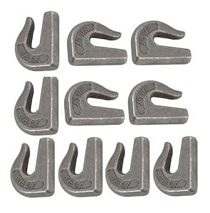 Mytee Products (10 Pack) G70 5/16" Weld On Chain Grab Hooks WLL# 4,700 ...