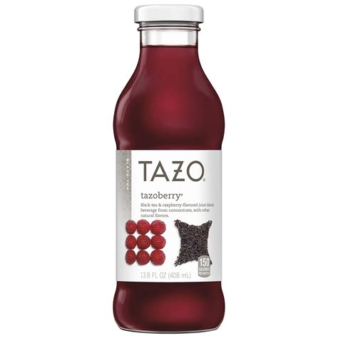 Amazon.com : Tazo Iced Tea, Giant Peach, 13.8 Ounce Glass Bottles, 8 ...