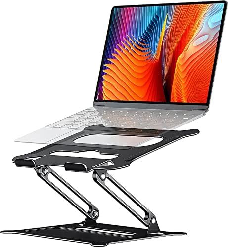 Krevia Laptop Notebook Stand Holder Adjustable Aluminum Alloy Foldable ...