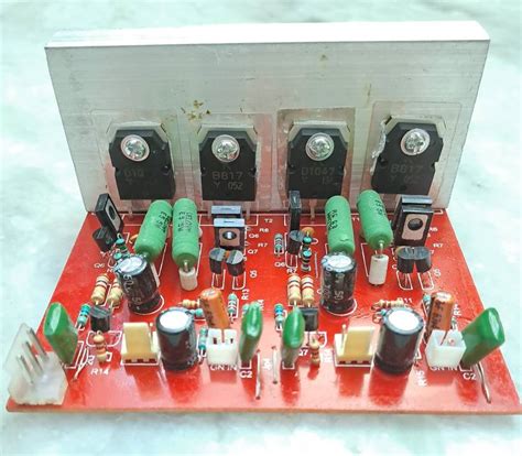 ai wok Powerful Amplifier Board With D1047 + B817 Output TRANSISTORS ...