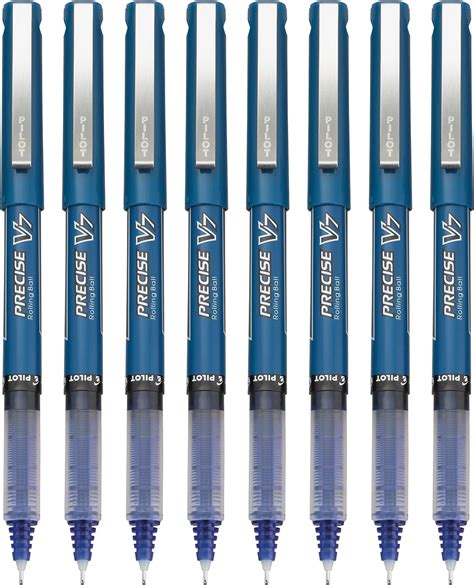 Pilot, Precise V7, Capped Liquid Ink Rolling Ball Pens, Fine Point 0.7 ...
