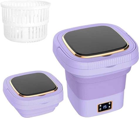 Portable Washing Machine and Dryer Combo, 8L Mini Folding Washing ...