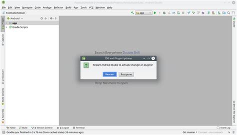 How to Create a Project Flutter in Android Studio 的图像结果