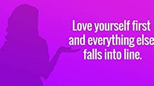 SIGN EVER Love Yourself First Motivation Wall Poster and Inspirational ...
